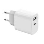 Gembird Φορτιστής Χωρίς Καλώδιο με Θύρα USB-A και Θύρα USB-C 12W Power Delivery Λευκός (TA-UC-2AC12-01) TA-UC-2AC12-01 - Image 3