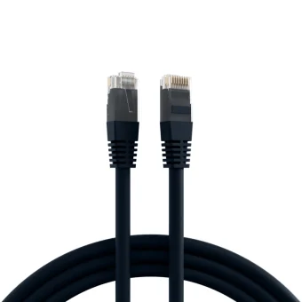 EFB U/UTP Cat.5e Καλώδιο Δικτύου Ethernet 0.5m Μαύρο 1τμχ