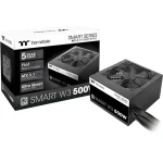 Thermaltake Smart W3 500W Μαύρο Τροφοδοτικό Υπολογιστή Full Wired 80 Plus Standard - Image 2