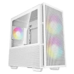 Deepcool CH360 Micro Tower Κουτί Υπολογιστή με Πλαϊνό Παράθυρο και RGB Φωτισμό Λευκό - Image 2