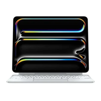 Apple Magic Keyboard (2024) Flip Cover Γερμανικά Λευκή (iPad Pro 2024 13") MWR43D/A MWR43D/A