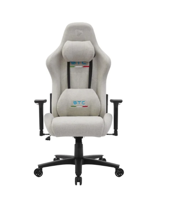 Onex STC Snug Υφασμάτινη Καρέκλα Gaming με Ρυθμιζόμενα Μπράτσα Ivory