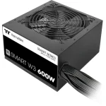 Thermaltake Smart W3 600W Μαύρο Τροφοδοτικό Υπολογιστή Full Wired 80 Plus Standard