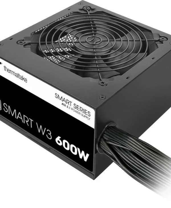 Thermaltake Smart W3 600W Μαύρο Τροφοδοτικό Υπολογιστή Full Wired 80 Plus Standard