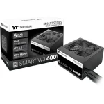 Thermaltake Smart W3 600W Μαύρο Τροφοδοτικό Υπολογιστή Full Wired 80 Plus Standard - Image 4
