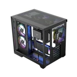 Modecom Panorama ARGB 3F Gaming Midi Tower Κουτί Υπολογιστή με Πλαϊνό Παράθυρο Μαύρο - Image 6