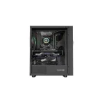 Natec Diaxid 605 Gaming Midi Tower Κουτί Υπολογιστή με Πλαϊνό Παράθυρο και RGB Φωτισμό Μαύρο - Image 7