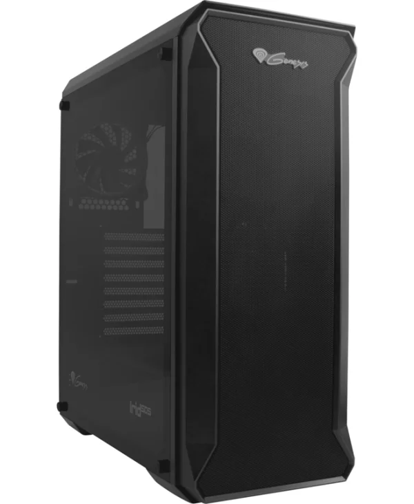 Genesis Irid 505 Midi Tower Κουτί Υπολογιστή με Πλαϊνό Παράθυρο Μαύρο