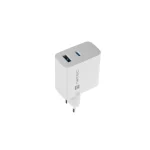 Natec Φορτιστής Χωρίς Καλώδιο GaN με Θύρα USB-A και Θύρα USB-C 65W Λευκός (NUC-2144) NUC-2144 - Image 2