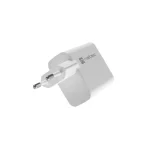 Natec Φορτιστής Χωρίς Καλώδιο GaN με Θύρα USB-A και Θύρα USB-C 65W Λευκός (NUC-2144) NUC-2144 - Image 3