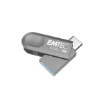 Emtec C280 32GB USB 3.2 Stick με σύνδεση USB-A & USB-C Καφέ - Image 2