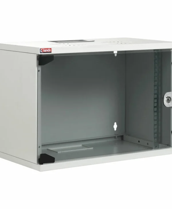 Lande Επιτοίχια Καμπίνα Rack 9U Ασυναρμολόγητη 54x40x46cm Γκρι LN-SH09U5440-LG-F0