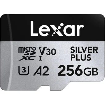 Lexar Plus microSDXC 256GB Class 10 U3 V30 A2 UHS-I με αντάπτορα