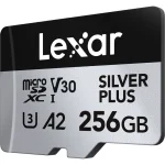 Lexar Plus microSDXC 256GB Class 10 U3 V30 A2 UHS-I με αντάπτορα - Image 3