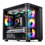 Jonsbo TK-3 Midi Tower Κουτί Υπολογιστή με Πλαϊνό Παράθυρο Μαύρο