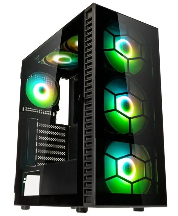 Kolink Observatory HF Plus Glass ARGB Gaming Midi Tower Κουτί Υπολογιστή με Πλαϊνό Παράθυρο Μαύρο