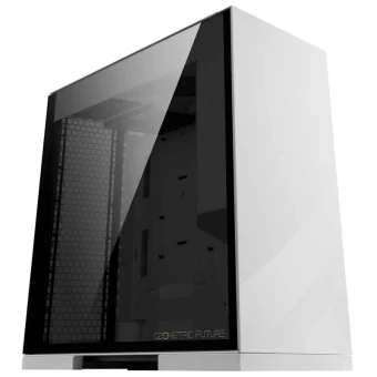 Geometric Future M8 Lohan Gaming Midi Tower Κουτί Υπολογιστή με Πλαϊνό Παράθυρο Λευκό