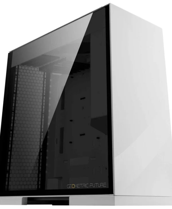 Geometric Future M8 Lohan Gaming Midi Tower Κουτί Υπολογιστή με Πλαϊνό Παράθυρο Λευκό