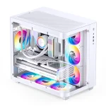 Jonsbo TK-3 Midi Tower Κουτί Υπολογιστή με Πλαϊνό Παράθυρο Λευκό - Image 2