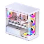 Jonsbo D300 Gaming Midi Tower Κουτί Υπολογιστή με Πλαϊνό Παράθυρο Λευκό