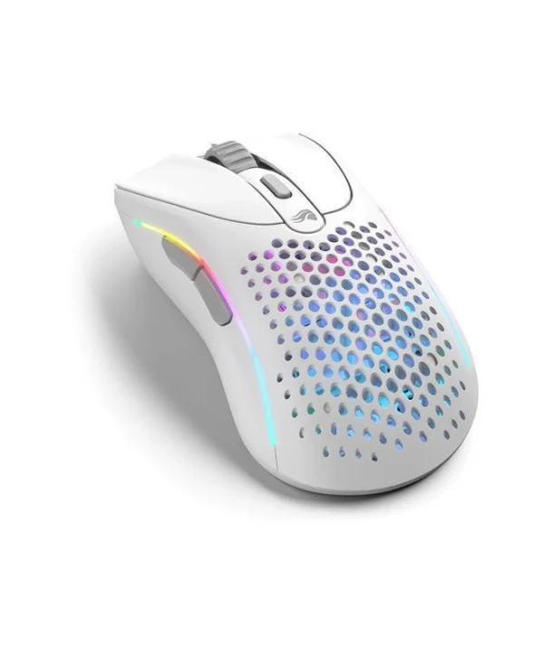 Glorious PC Gaming Race Model D 2 Ασύρματο RGB Gaming Ποντίκι 26000 DPI Matte White