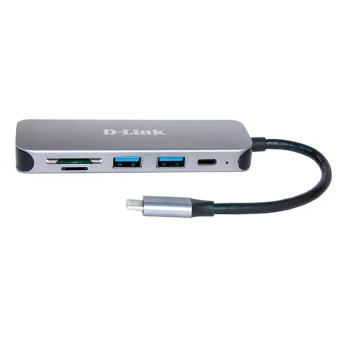 D-Link USB 3.0 Hub 3 Θυρών με σύνδεση USB-C Γκρι