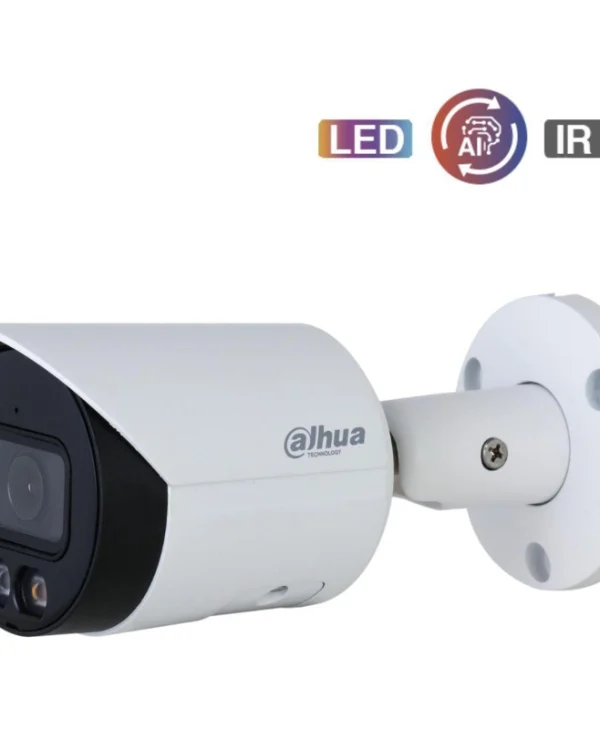Dahua Ipc-hfw2249s-s-il IP Κάμερα Παρακολούθησης Full HD 1080p Αδιάβροχη με Μικρόφωνο και Φακό 2.8mm