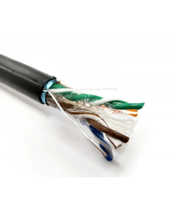 Digitus F/UTP Cat.6 Καλώδιο Δικτύου Ethernet χωρίς ακροδέκτες 305m Μαύρο 1τμχ