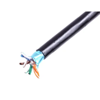 Digitus F/UTP Cat.5e Καλώδιο Δικτύου Ethernet χωρίς ακροδέκτες 305m Μαύρο 1τμχ