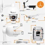 Orllo IP Κάμερα Παρακολούθησης Wi-Fi/4G Full HD+ 4MP Αδιάβροχη με Αμφίδρομη Επικοινωνία και Φακό 4.3mm - Image 2