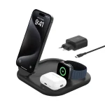Belkin Ασύρματος Φορτιστής Qi2 15W Μαύρος (BoostCharge 3-in-1 Magnetic Foldable) - Image 2