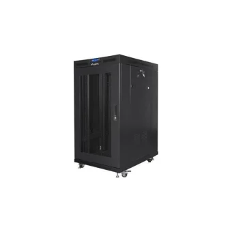 Lanberg Επιδαπέδια Καμπίνα Rack 22U Μαύρο