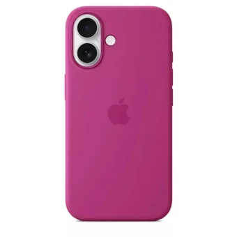 Apple Silicone Case with MagSafe Back Cover Σιλικόνης Φούξια (iPhone 16)