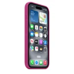 Apple Silicone Case with MagSafe Back Cover Σιλικόνης Φούξια (iPhone 16) - Image 2