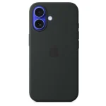 Apple Silicone Case with MagSafe Back Cover Σιλικόνης Μαύρο (iPhone 16 Plus)