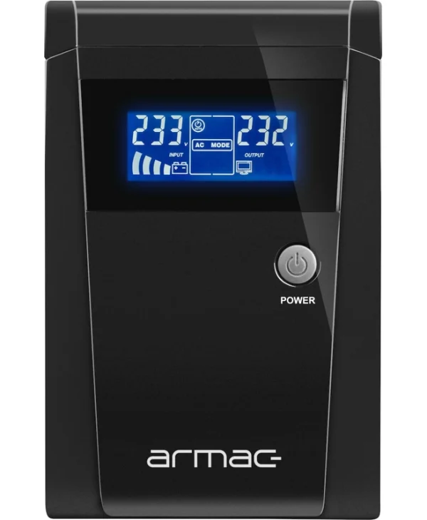 Armac O/1000F/LCD UPS Line-Interactive 1000VA με 3 Schuko Πρίζες O/1000F/LCD