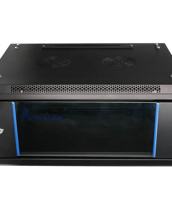 Extralink Επιτοίχια Καμπίνα Rack 4U 60x45cm Μαύρο EX.2886 EX.2886