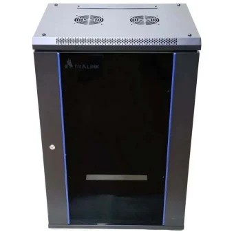 Extralink Επιτοίχια Καμπίνα Rack 18U Μαύρο EX.14367 EX.14367