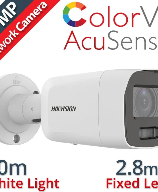 Hikvision DS-2CD2087G2-L(C) IP Κάμερα Παρακολούθησης 4K Αδιάβροχη με Μικρόφωνο και Φακό 2.8mm