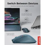 Lenovo Yoga Pro Ασύρματο Εργονομικό Ποντίκι Tidal Teal - Image 7