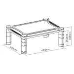 Techly ICA-MS 401 Επιτραπέζια Βάση Οθόνης έως 32" - Image 8