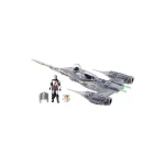 Φιγούρα Δράσης The Mandalorian Star Wars Mandalorian Fighter N1 and figurine
