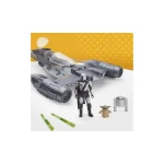 Φιγούρα Δράσης The Mandalorian Star Wars Mandalorian Fighter N1 and figurine - Image 3