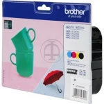 Brother LC227XL Γνήσιο Πακέτο 4 Μελανιών Εκτυπωτή InkJet Κίτρινο / Κυανό / Ματζέντα / Μαύρο (LC-227XLVALBP)