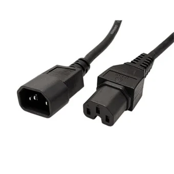 Roline IEC C14 - IEC C15 Cable 1.8m Μαύρο 19.99.1122-20 19.99.1122-20
