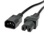 Roline IEC C14 - IEC C15 Cable 1.8m Μαύρο 19.99.1122-20 19.99.1122-20 - Image 2