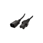 Roline IEC C14 - IEC C15 Cable 3m Μαύρο 19.99.1123
