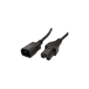 Roline IEC C14 - IEC C15 Cable 3m Μαύρο 19.99.1123