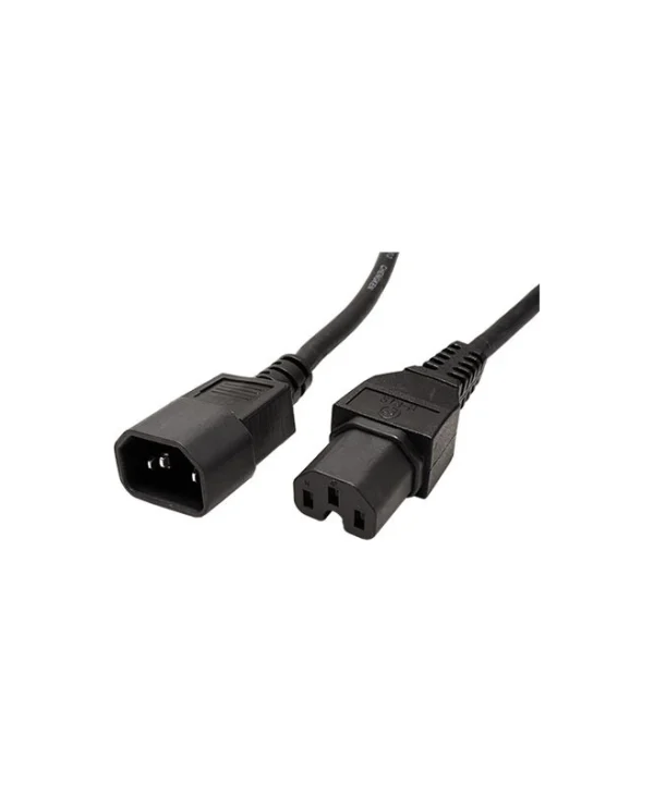 Roline IEC C14 - IEC C15 Cable 3m Μαύρο 19.99.1123