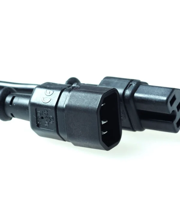Intronics IEC C14 - IEC C15 Cable 2.5m Μαύρο AK5234 AK5234